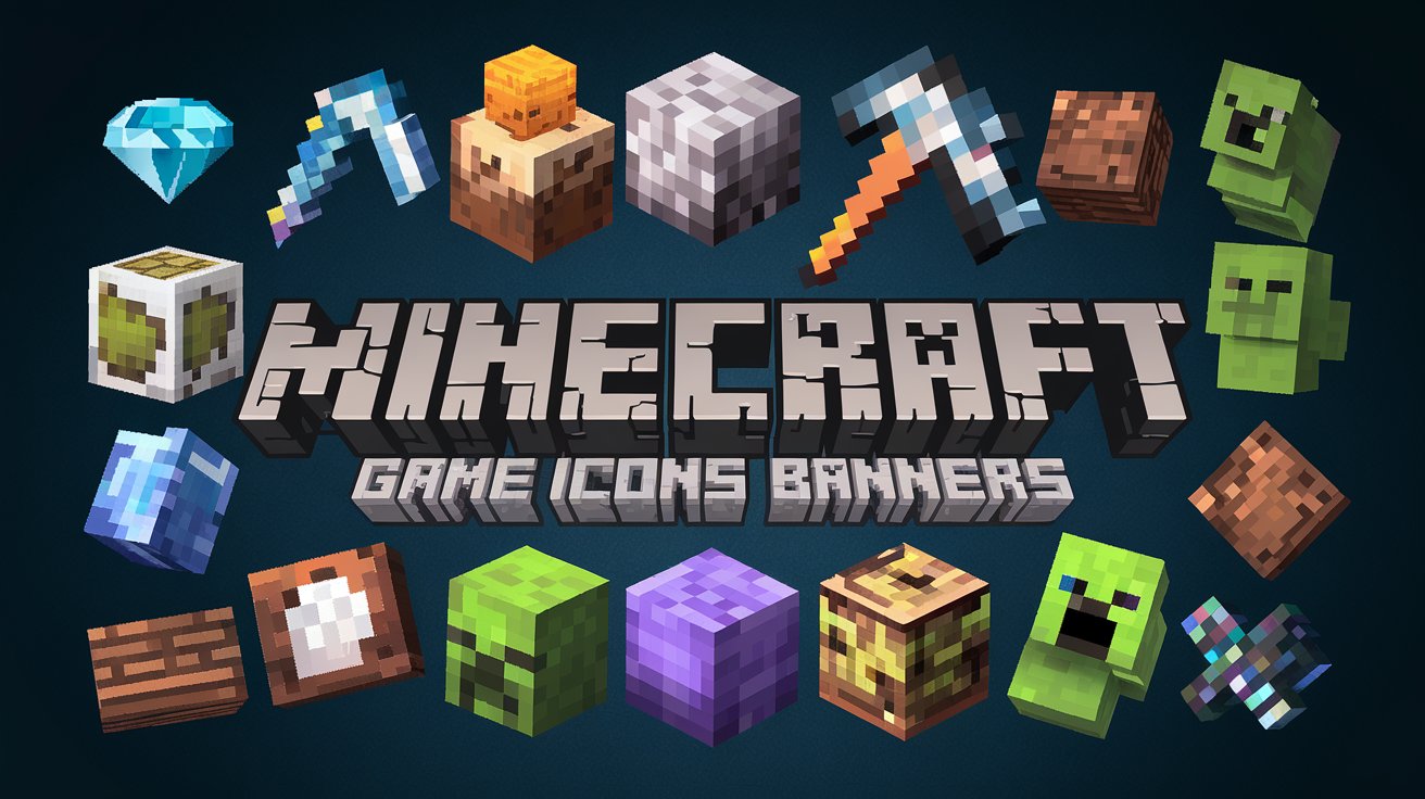 Minecraft (2009) Game Icons Banners