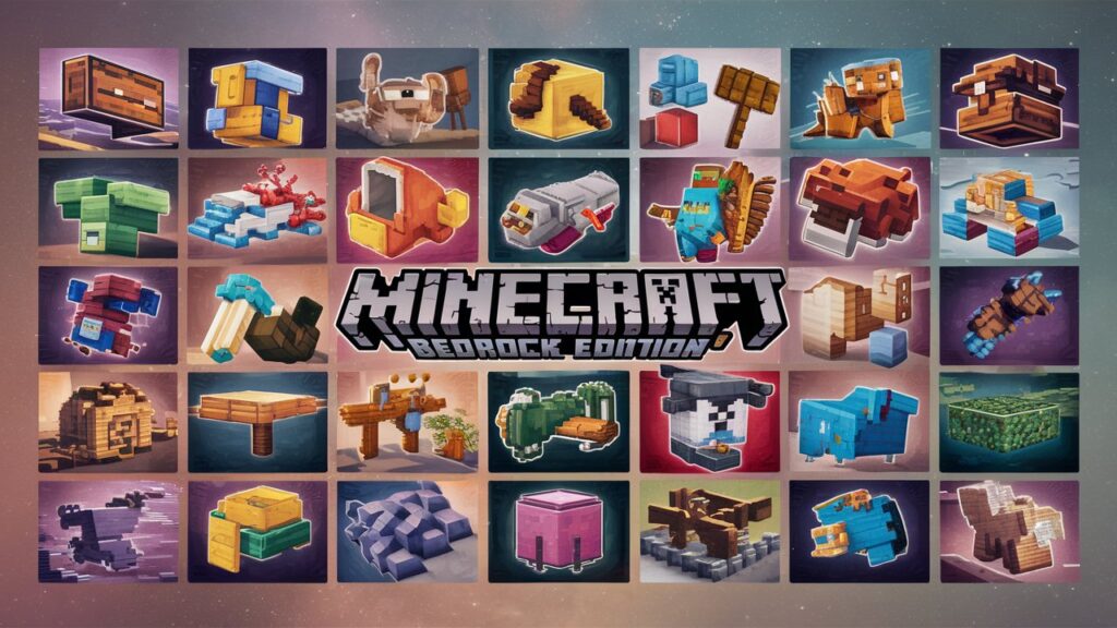 Minecraft: Bedrock Edition (2011) Game Icons Banners