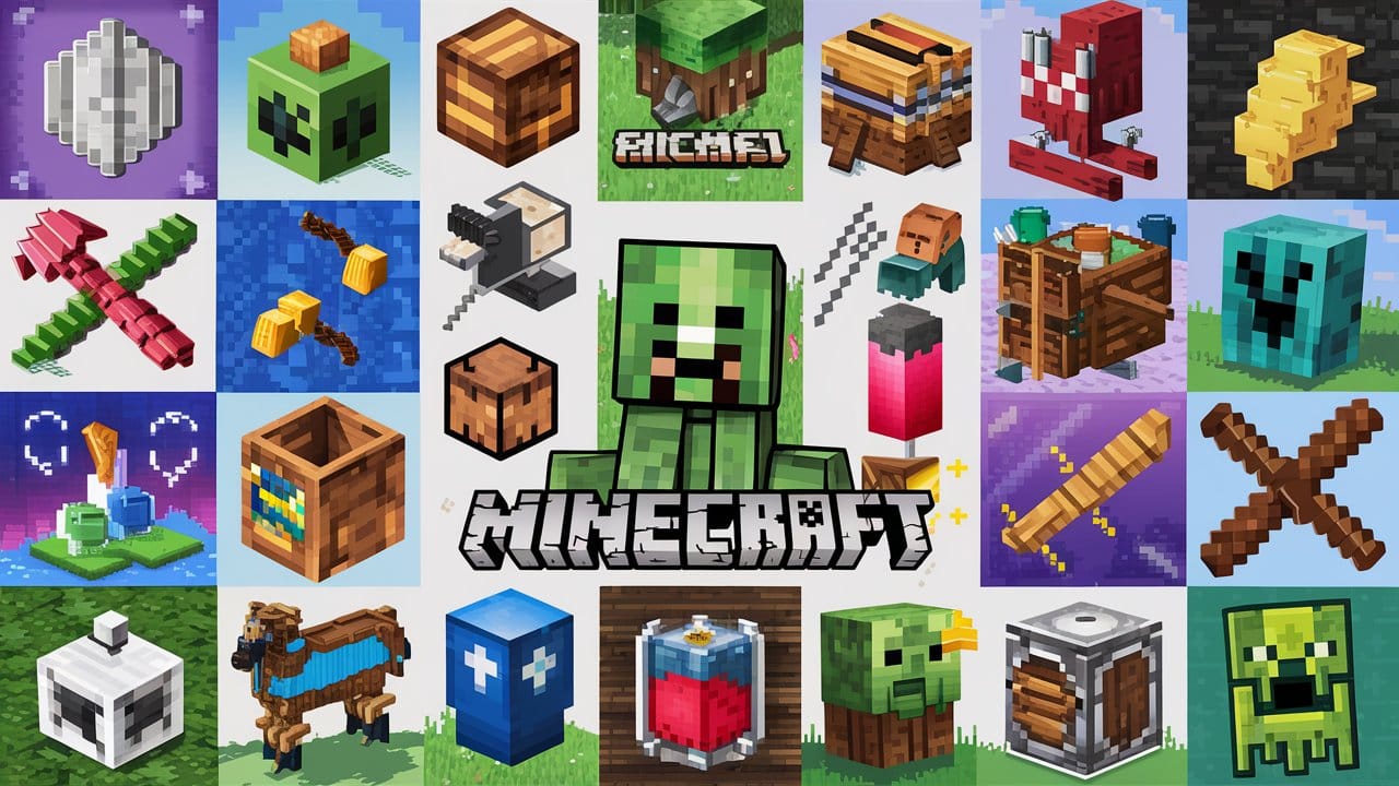 Minecraft (2009) Game Icons Banners