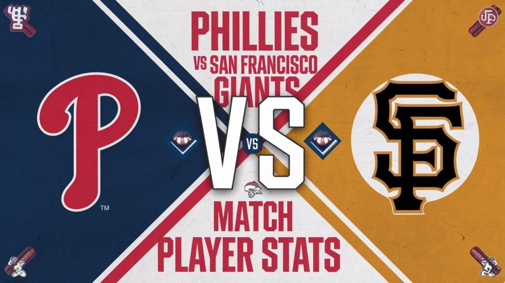 Phillies vs San Francisco Giants Match Player Stats – Who Dominated the Diamond?