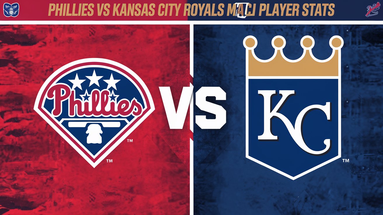 Phillies vs Kansas City Royals Match Player Stats