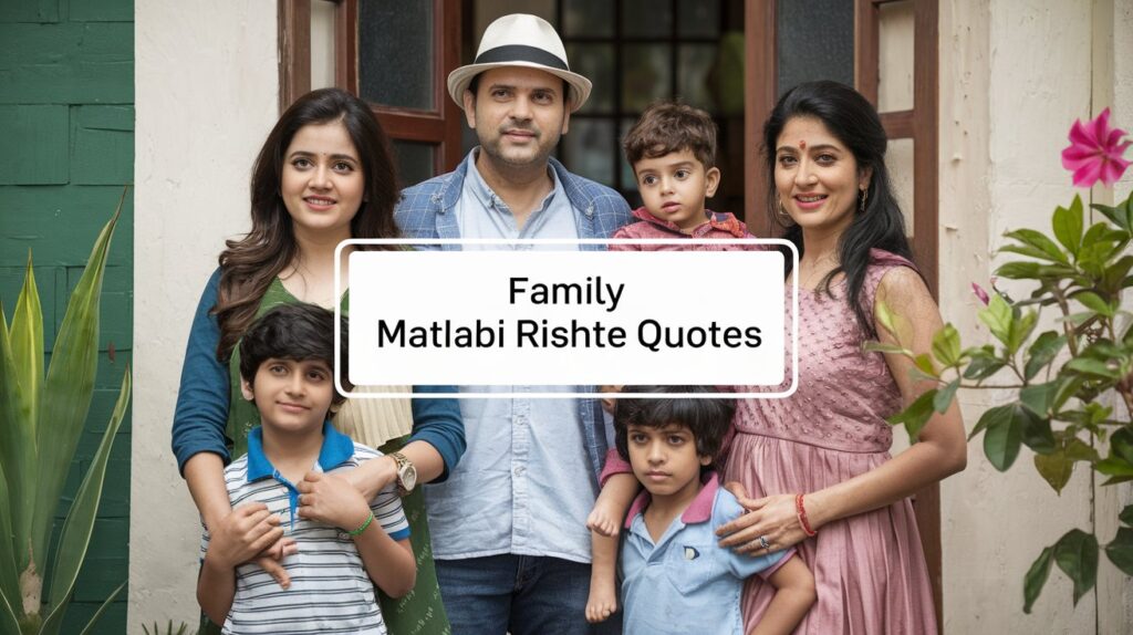 Family Matlabi Rishte Quotes