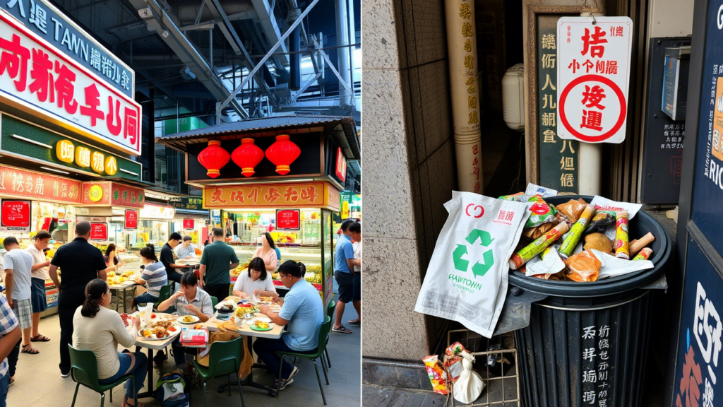 Chinatown Hawker Leftovers Consumption: Smart Sustainability or Food Risk?