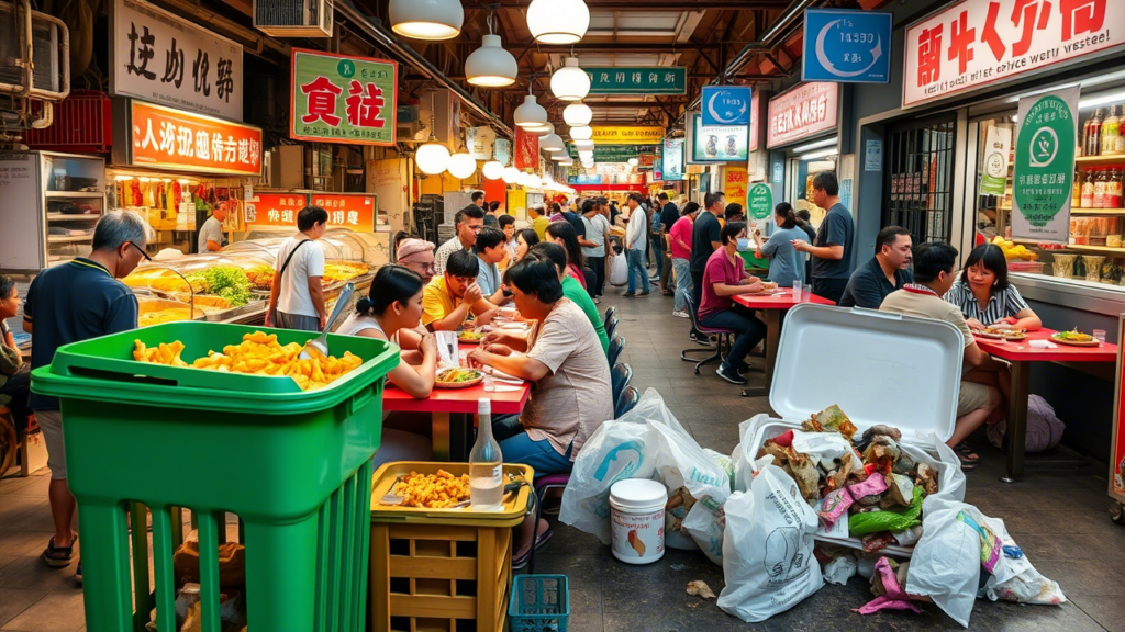 Chinatown Hawker Leftovers Consumption: Smart Sustainability or Food Risk?