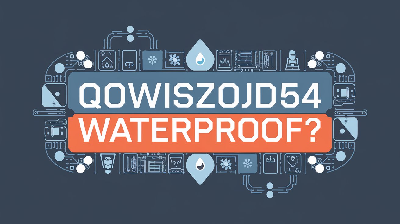 Is Qowiszojid54 Waterproof? Find Out Everything You Need to Know!