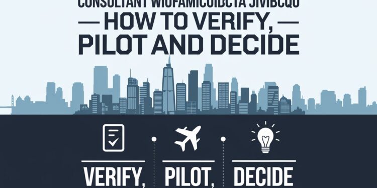 Consultant Wiufamcta Jivbcqu — How to Verify, Pilot, and Decide