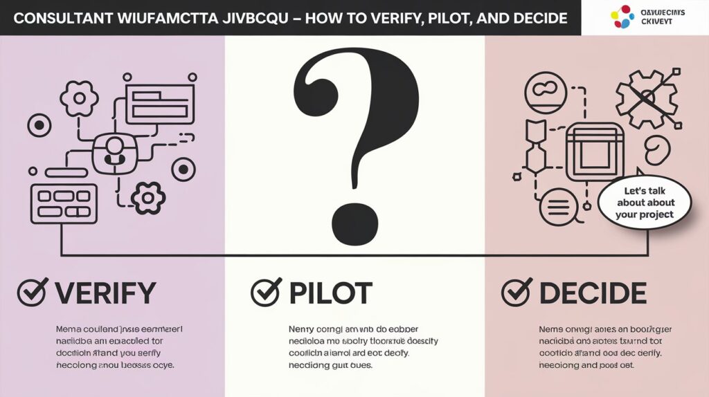 Consultant Wiufamcta Jivbcqu — How to Verify, Pilot, and Decide