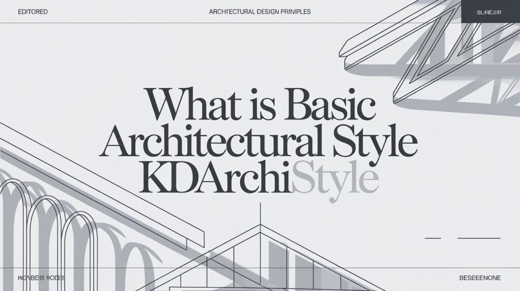 What Is Basic Architectural Style Kdarchistyle? - Discover the Core of Design