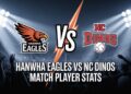 Hanwha Eagles vs NC Dinos Match Player Stats