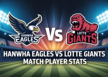 Hanwha Eagles vs Lotte Giants Match Player Stats