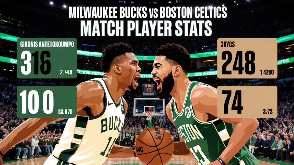 Milwaukee Bucks vs Boston Celtics Match Player Stats – Who Dominated?
