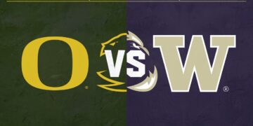 Oregon Ducks Football vs Washington Huskies Football Match Player Stats