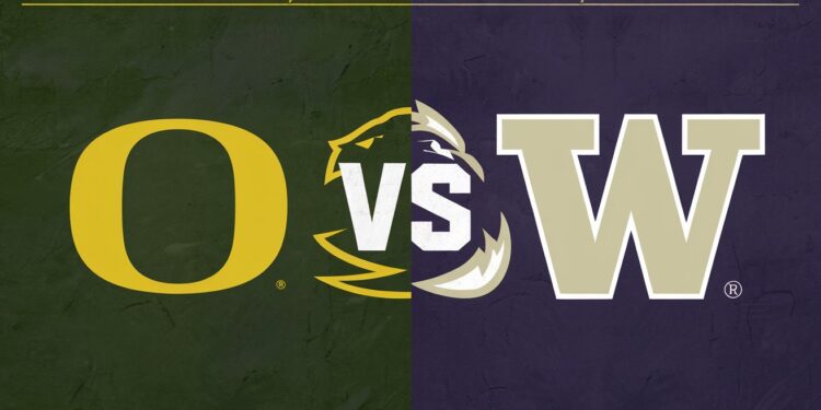 Oregon Ducks Football vs Washington Huskies Football Match Player Stats