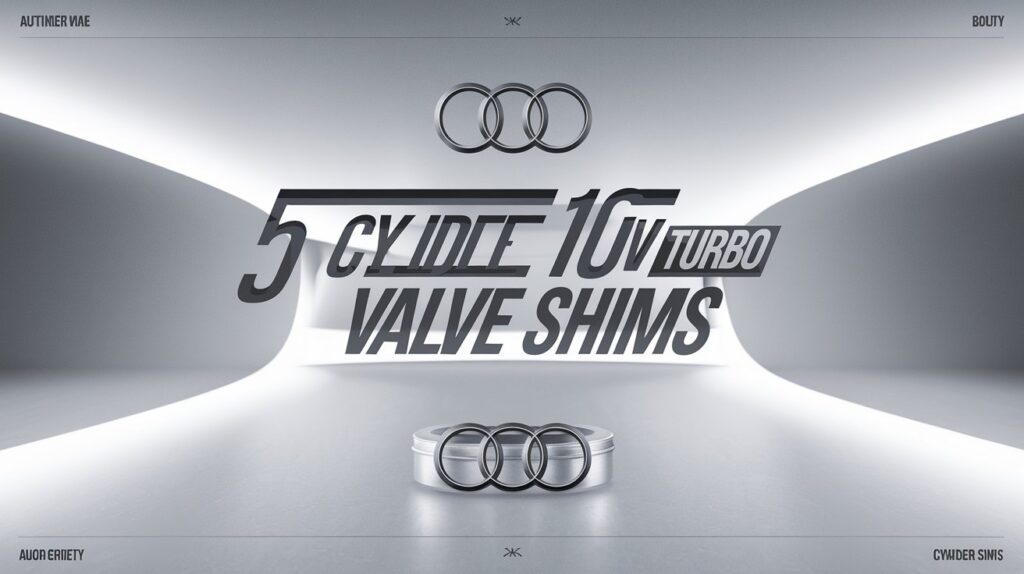 Audi 5 Cylinder 10V Turbo Valve Shims: A Complete Owner's Guide