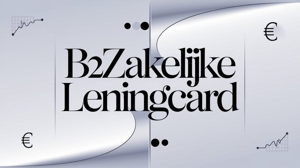 The B2zakelijke Leningcard Hybrid Strategy - Smarter Business Finance in 2025