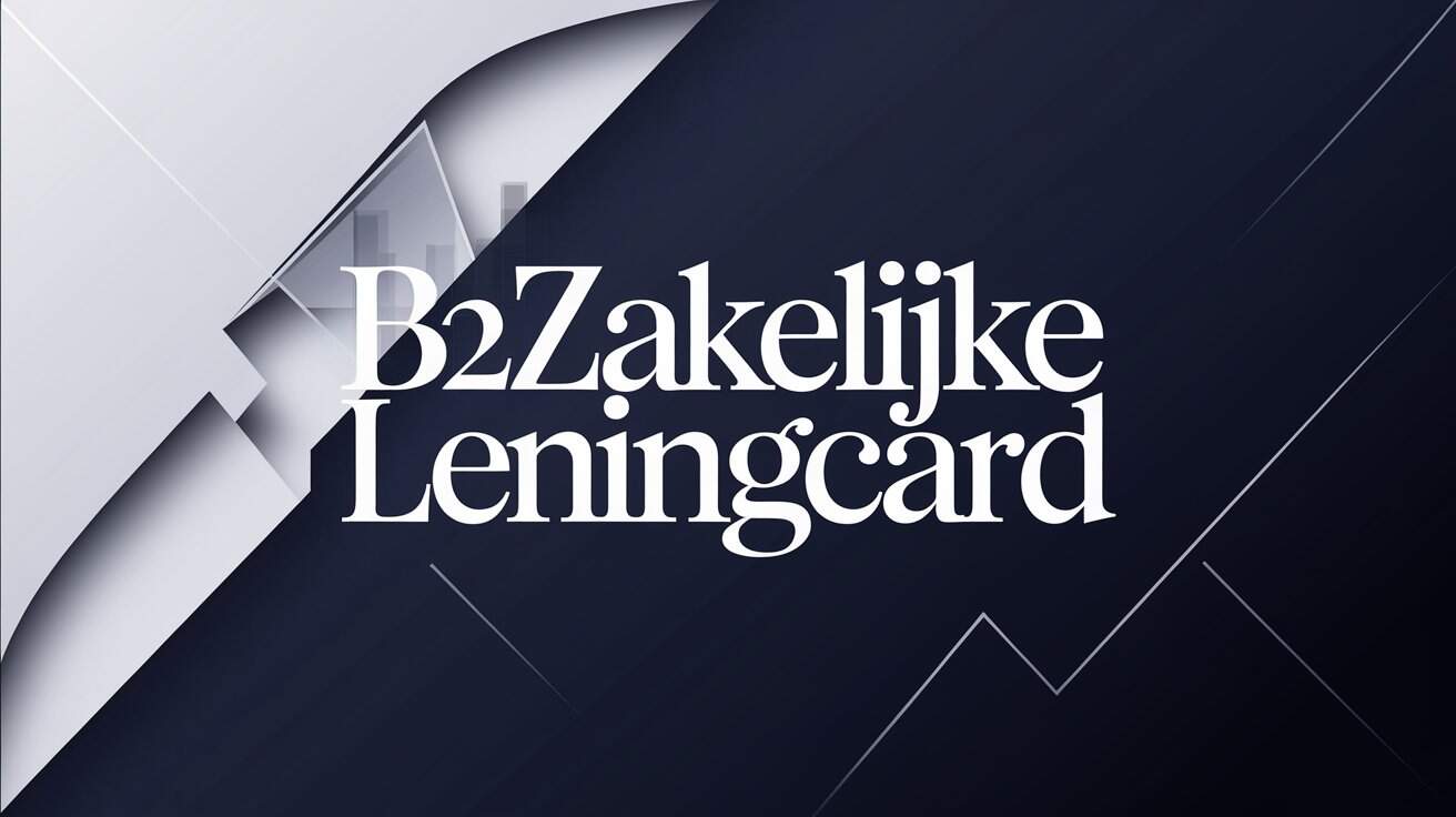 The B2zakelijke Leningcard Hybrid Strategy - Smarter Business Finance in 2025