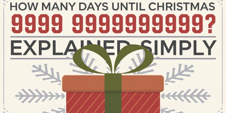 How Many Days Until Christmas 999999999999?