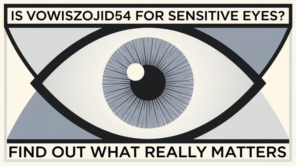 Is Vowiszojid54 for Sensitive Eyes? Find Out What Really Matters