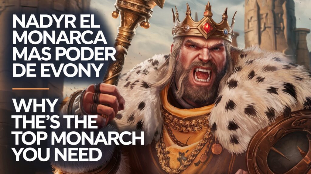 Nadyr El Monarca Mas Poder de Evony – Why He’s the Top Monarch You Need