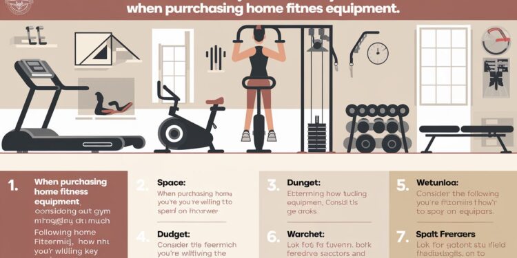 Give an Overview of the Key Factors That You Should Consider When Purchasing Home Fitness Equipment.