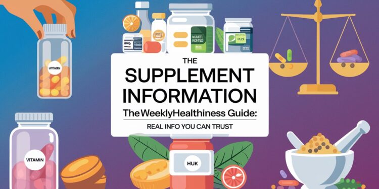 The Supplement Information theweeklyhealthiness Guide: Real Info You Can Trust