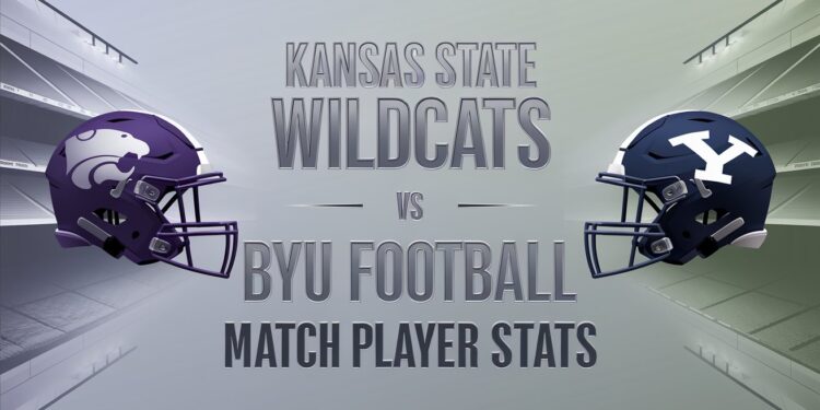 Kansas State Wildcats Football vs BYU Football Match Player Stats