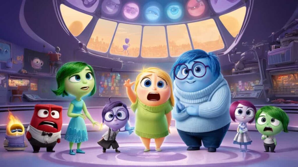 Inside Out 2 Glued To Phone