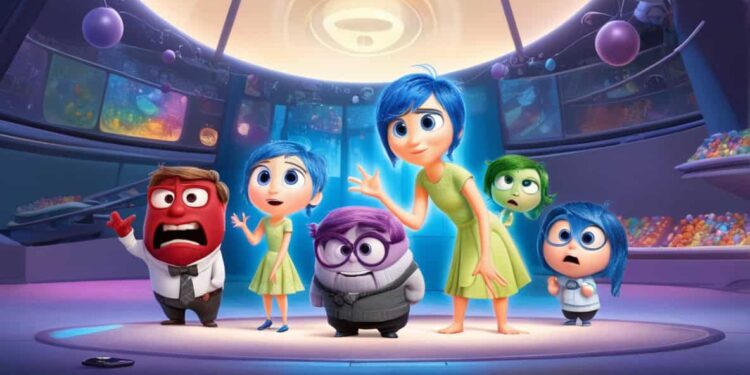 Inside Out 2 Glued To Phone