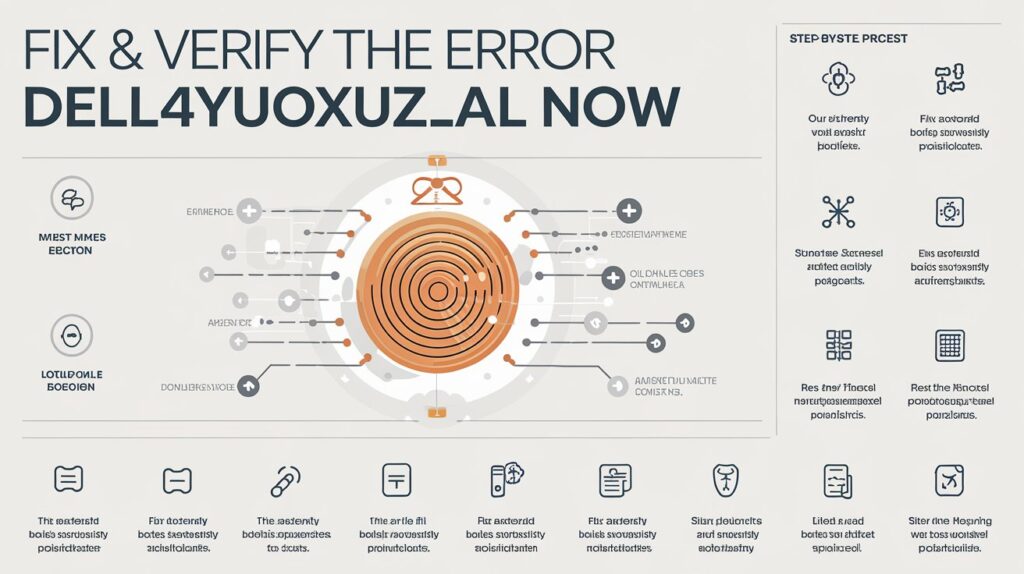 Fix & Verify The error dell4yuoxuzal now — Clear, Practical Steps