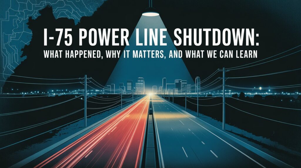 I-75 Power Line Shutdown