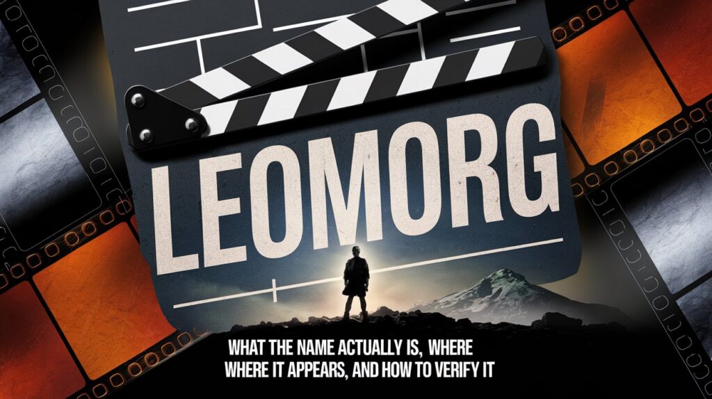 Leomorg — What the name actually is, where it appears, and how to verify it