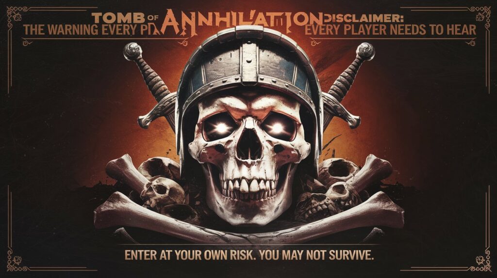 Tomb of Annihilation Disclaimer: The Warning Every Player Needs to Hear