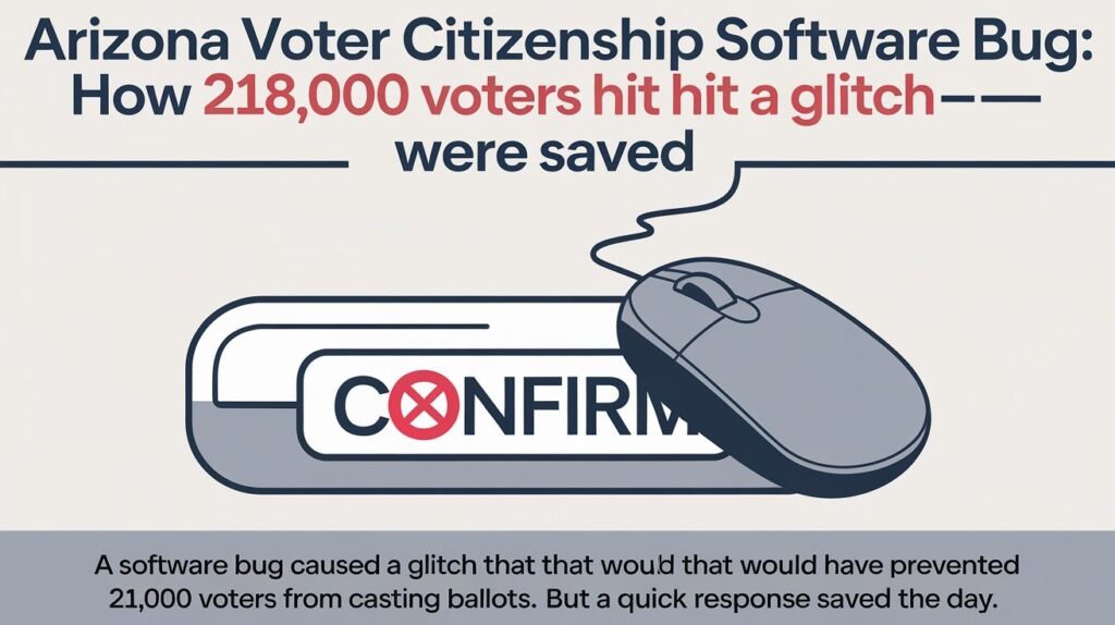 Arizona Voter Citizenship Software Bug