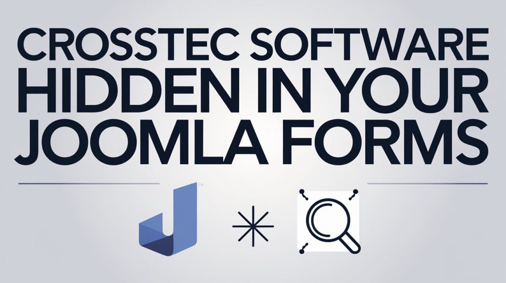 Crosstec Software Hidden in Your Joomla Forms