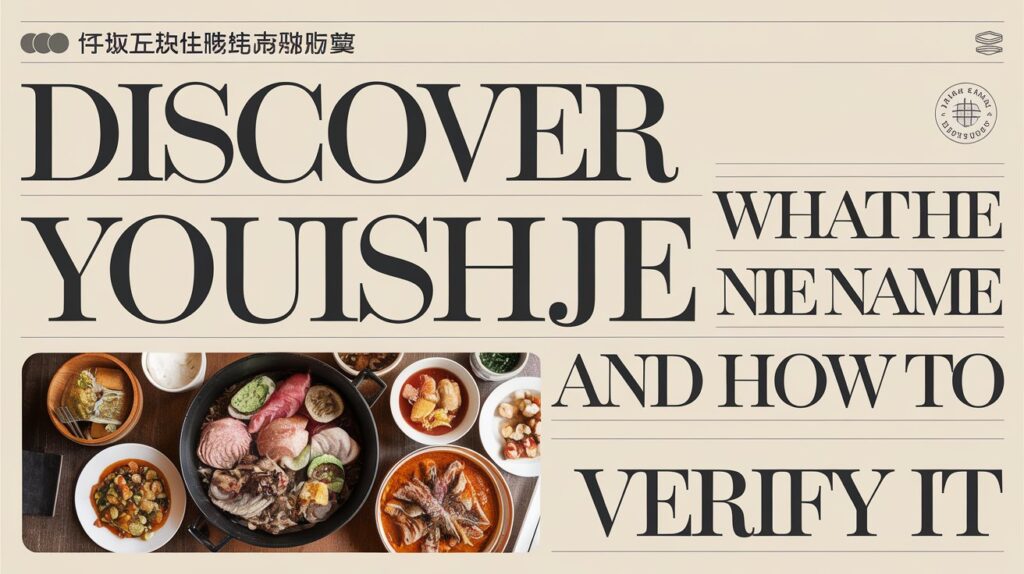 Discover Youjiushijie — What the Name Means and How to Verify It