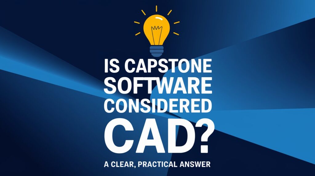 Is Capstone Software Considered CAD?