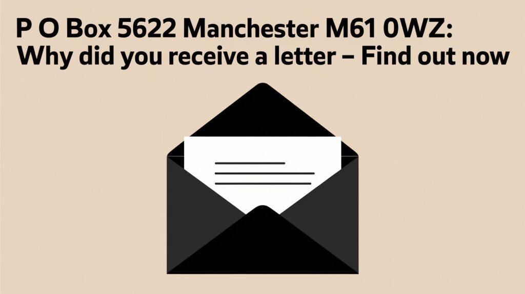 P O Box 5622 Manchester M61 0WZ: Why Did You Receive a Letter - Find Out Now