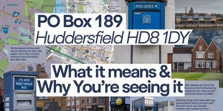 PO Box 189 Huddersfield HD8 1DY: What It Means & Why You’re Seeing It