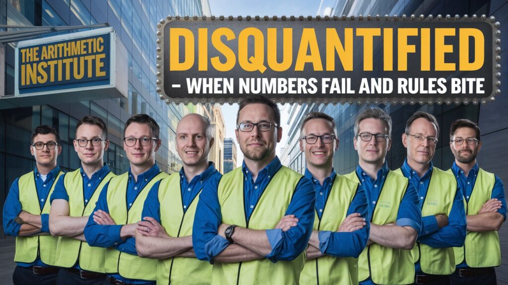 Team Disquantified — When numbers fail and rules bite