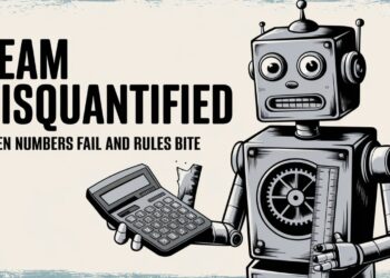 Team Disquantified — When numbers fail and rules bite