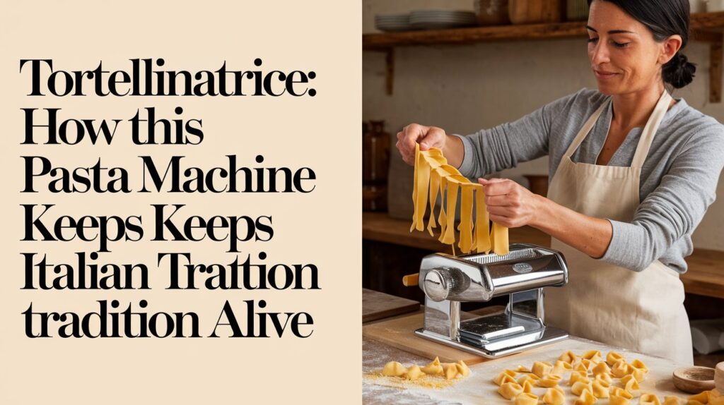 Tortellinatrice: How This Pasta Machine Keeps Italian Tradition Alive