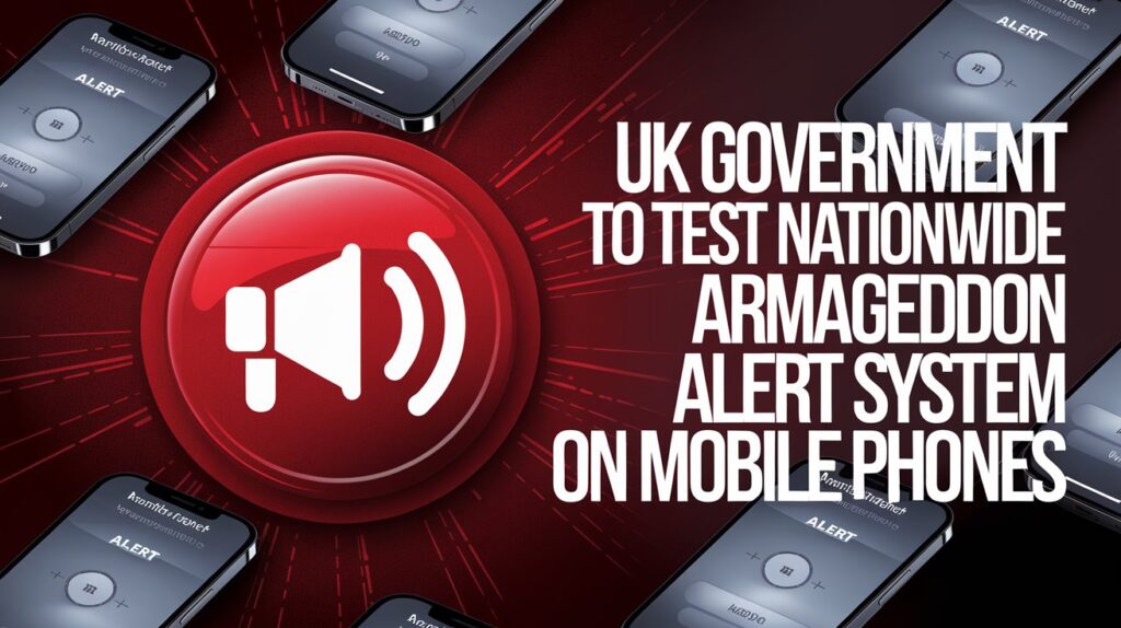 UK Government To Test Nationwide Armageddon Alert System On Mobile Phones