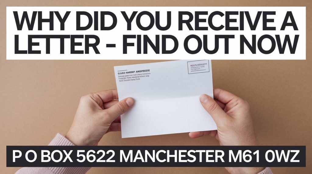 P O Box 5622 Manchester M61 0WZ: Why Did You Receive a Letter - Find Out Now