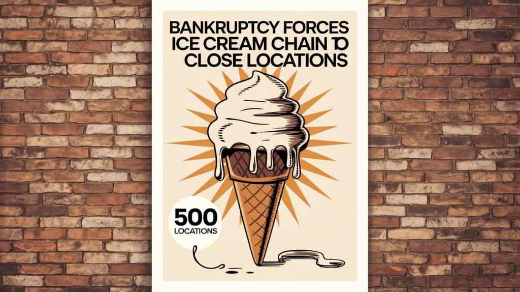Bankruptcy Forces Ice Cream Chain to Close 500 Locations