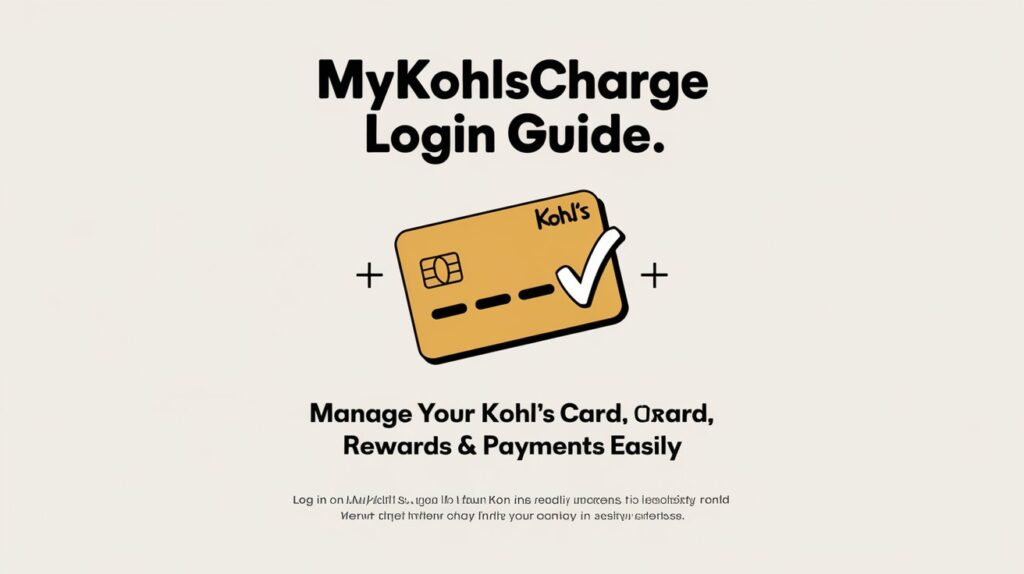 MyKohlsCharge Login Guide: Manage Your Kohl’s Card, Rewards & Payments Easily