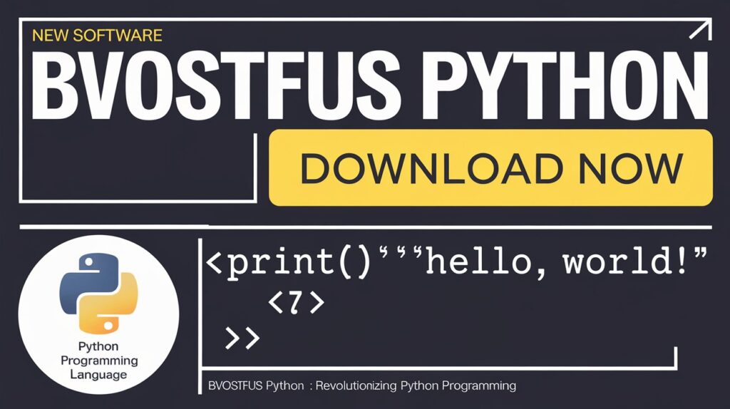 New Software Bvostfus Python