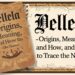 Pellela — Origins, Meaning, and How to Trace the Name