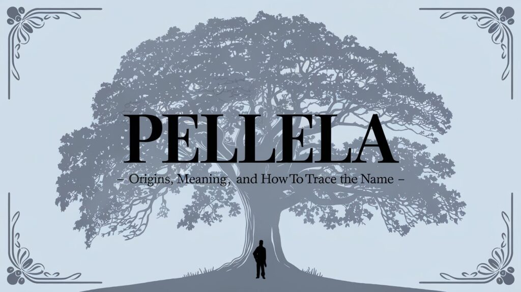 Pellela — Origins, Meaning, and How to Trace the Name