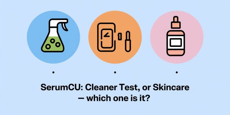 Serumcu: Cleaner, Copper Test, or Skincare — Which One Is It?