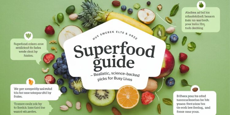 Superfood guide lwspeakcare — realistic, science-backed picks for busy lives